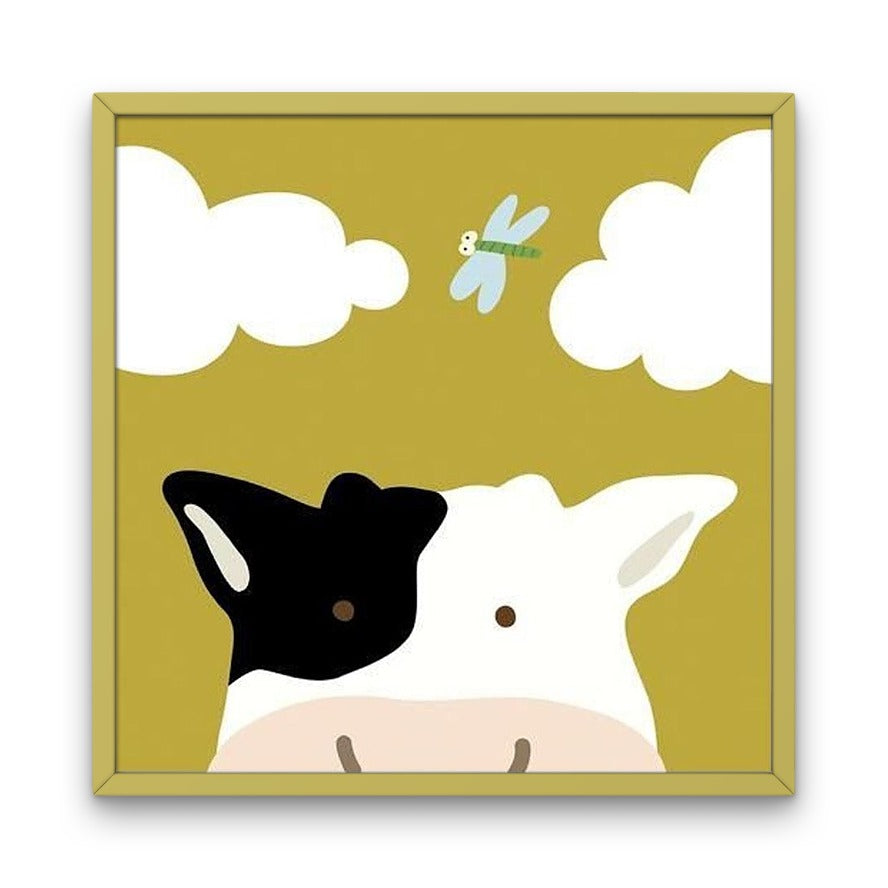 Peek-a-Boo Cow
