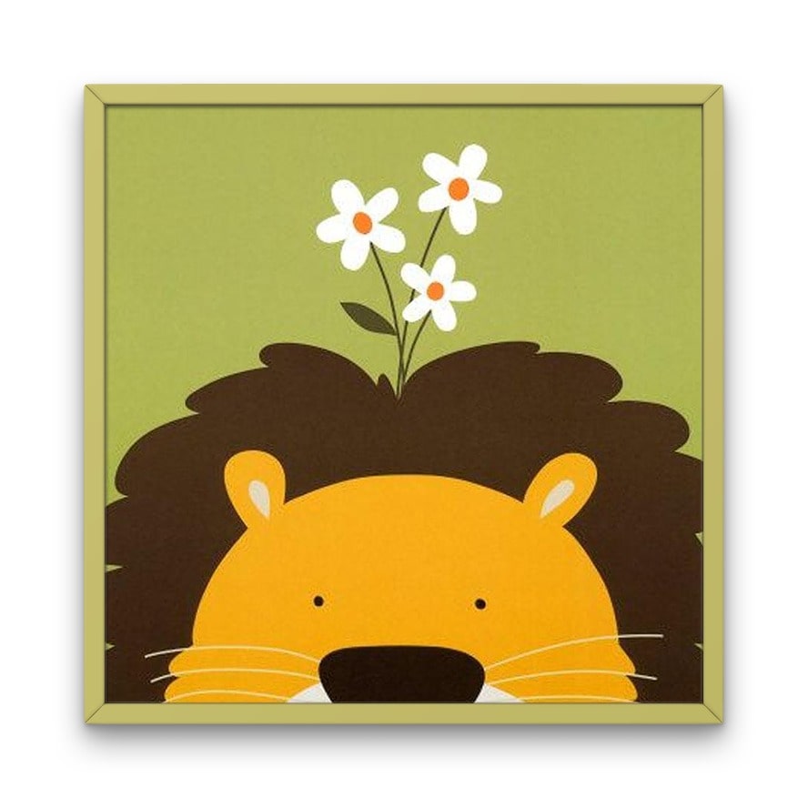 Peek-a-Boo Lion