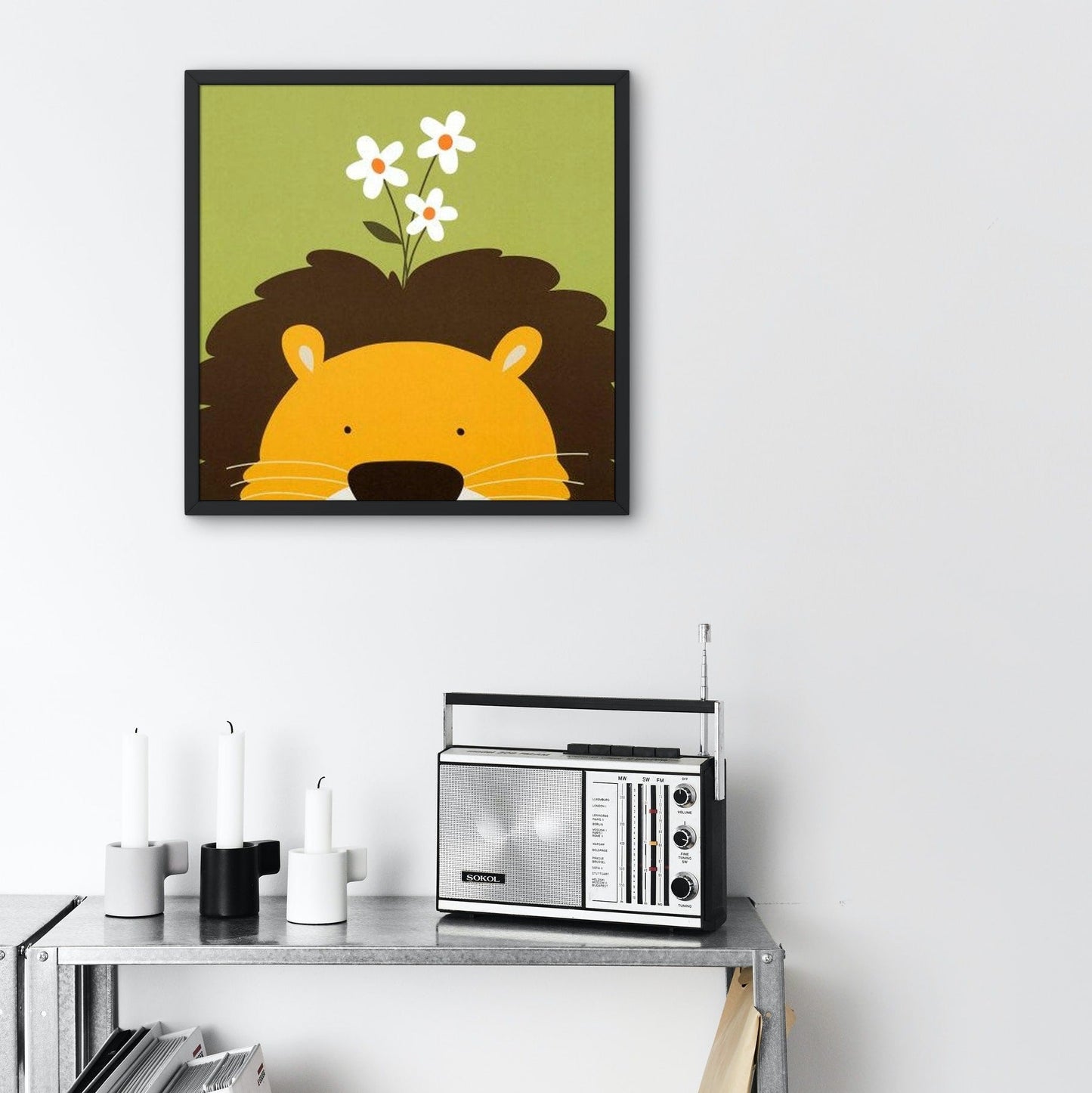 Peek-a-Boo Lion