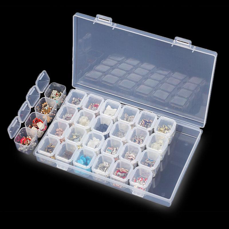 28 Compartment Dismountable Diamond Painting Case - [Diamond Painting Kit]