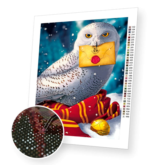 Owl with Letter