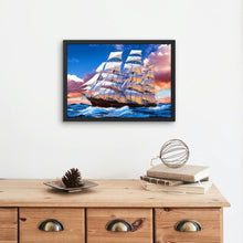 Załaduj obraz do przeglądarki galerii, Statek na Błękitnym Morzu