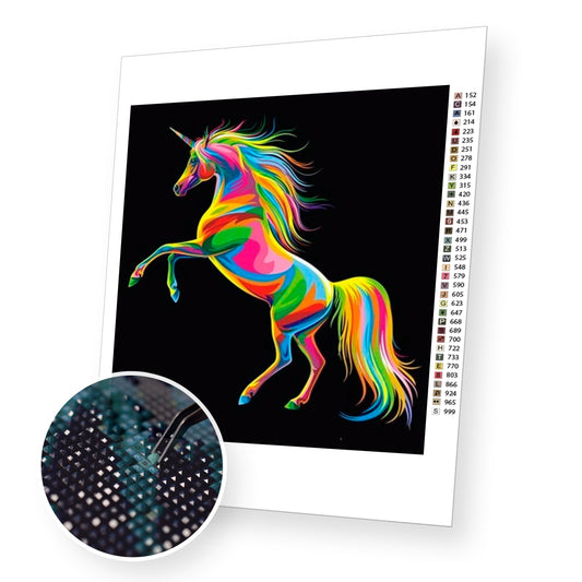 Colorful Horse - Diamond Painting Kit - [Diamond Painting Kit]