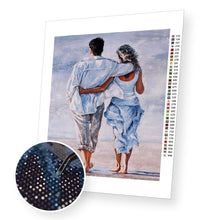 Załaduj obraz do przeglądarki galerii, Couple on the Beach - Diamond Painting Kit - [Diamond Painting Kit]