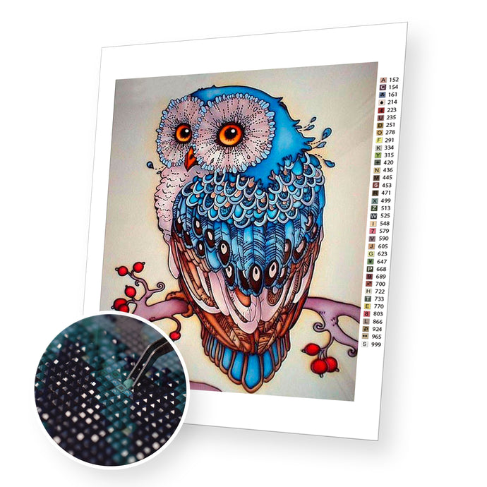 Cute Owl - Diamond Painting Kit - [Diamond Painting Kit]