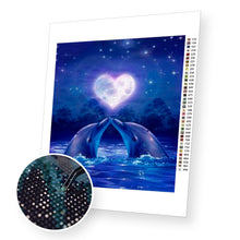Załaduj obraz do przeglądarki galerii, Dolphins - Diamond Painting Kit - [Diamond Painting Kit]