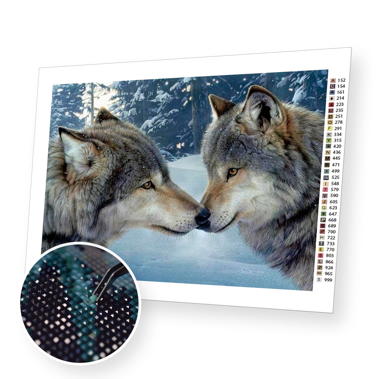 Lover Wolf - Diamond Painting Kit - [Diamond Painting Kit]