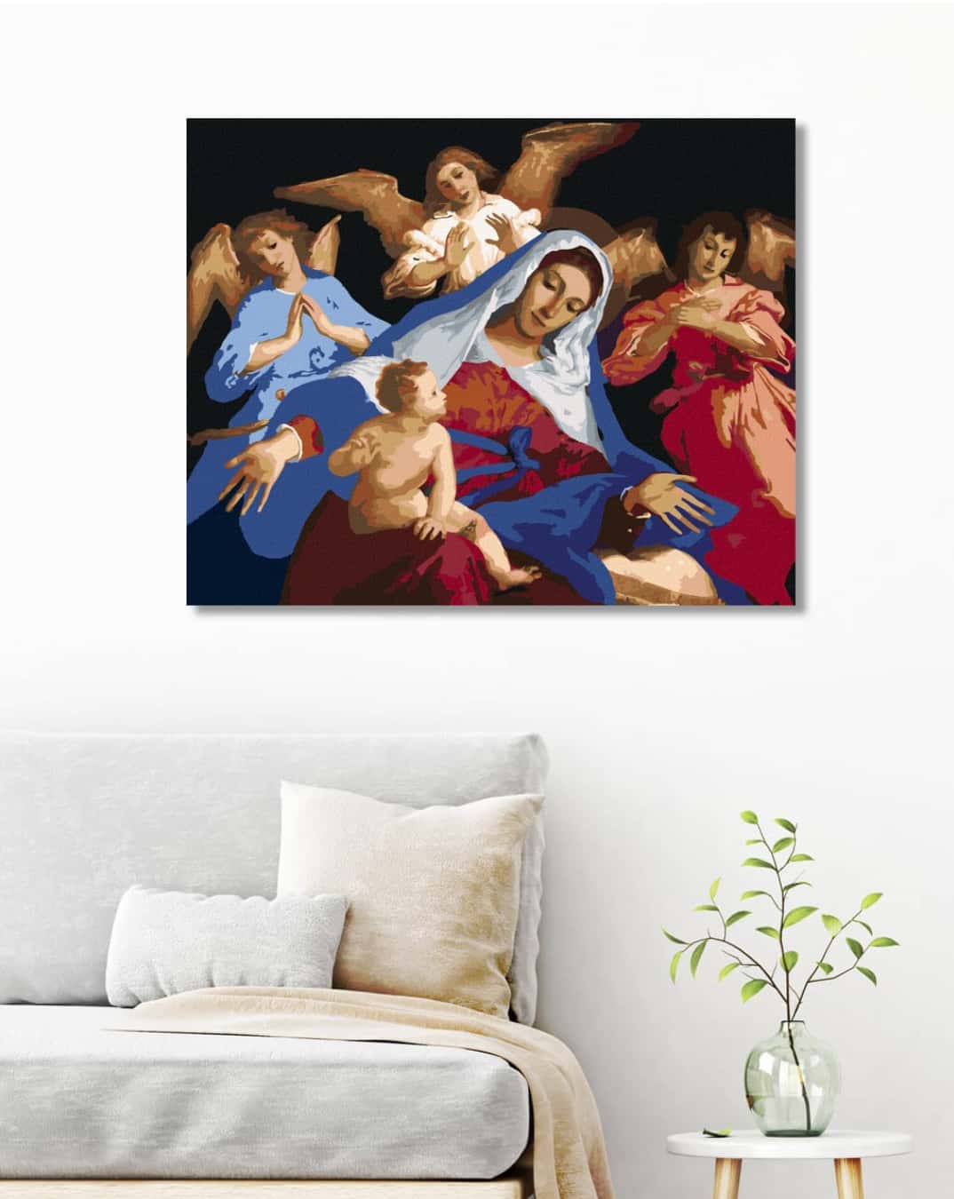 Maria z Jezusem i Anioły