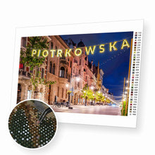 Załaduj obraz do przeglądarki galerii, Miasto Łódź - Widok na Ulicę Piotrkowską