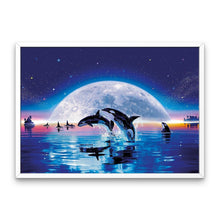 Załaduj obraz do przeglądarki galerii, Nocne Niebo i Delfiny