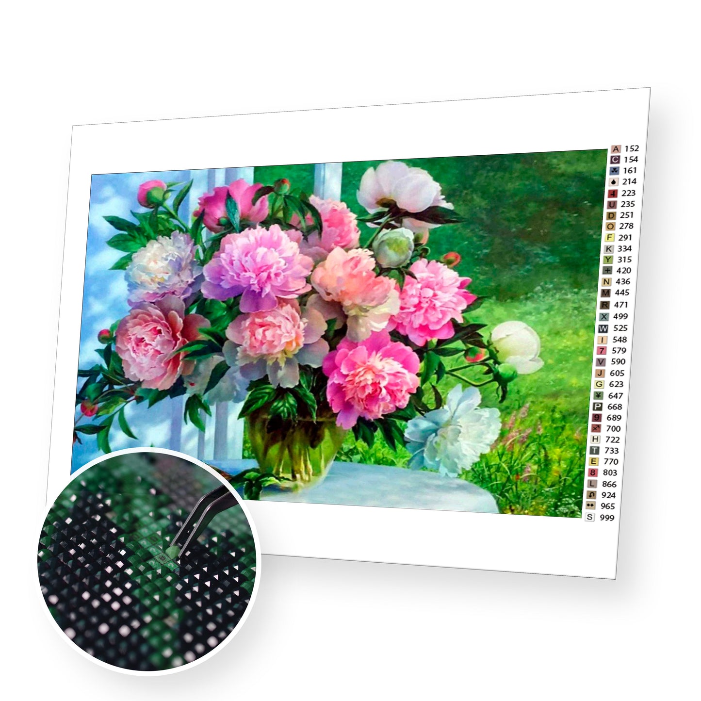 Peony - Diamond Painting Kit - [Diamond Painting Kit]