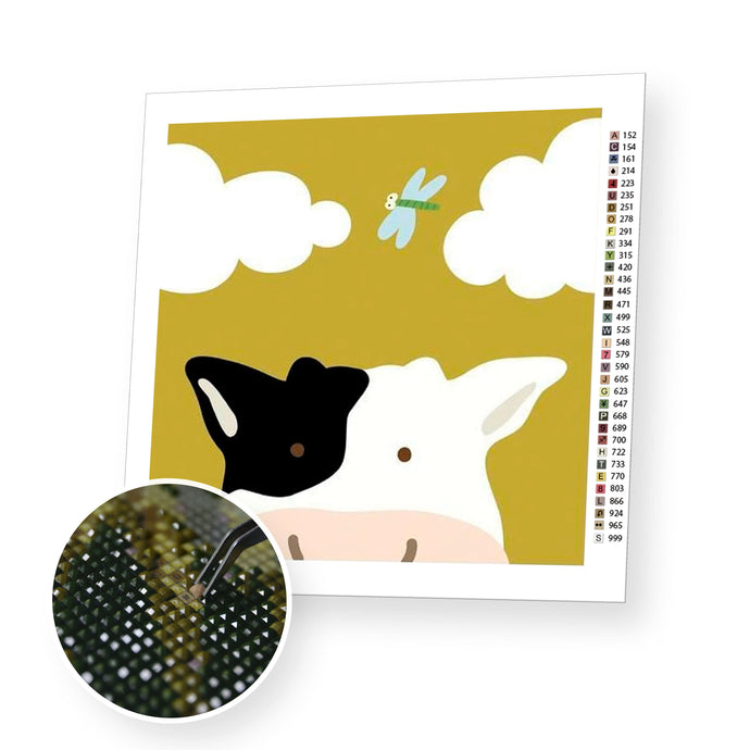 Peek-a-Boo Cow