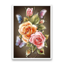Załaduj obraz do przeglądarki galerii, Róże i Motyle