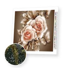Załaduj obraz do przeglądarki galerii, Sepia Rose - Diamond Painting Kit - [Diamond Painting Kit]