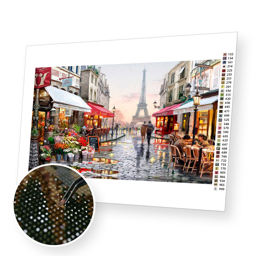 Streets of Paris - Diamond Painting Kit - [Diamond Painting Kit]