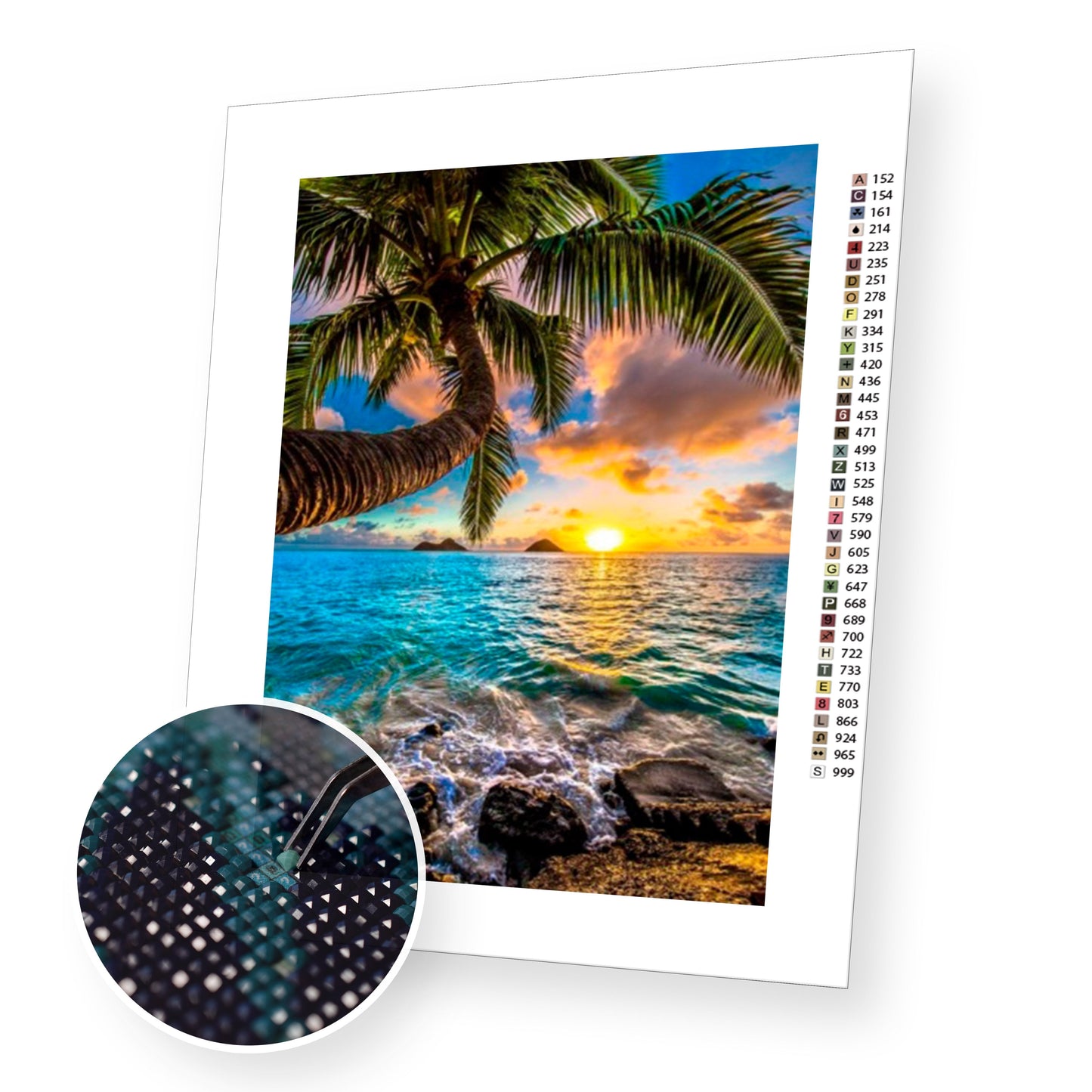 Sunrise by the Sea - Diamond Painting Kit - [Diamond Painting Kit]