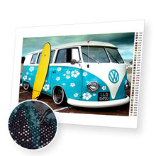 Załaduj obraz do przeglądarki galerii, Surfing Car - Diamond Painting Kit - [Diamond Painting Kit]