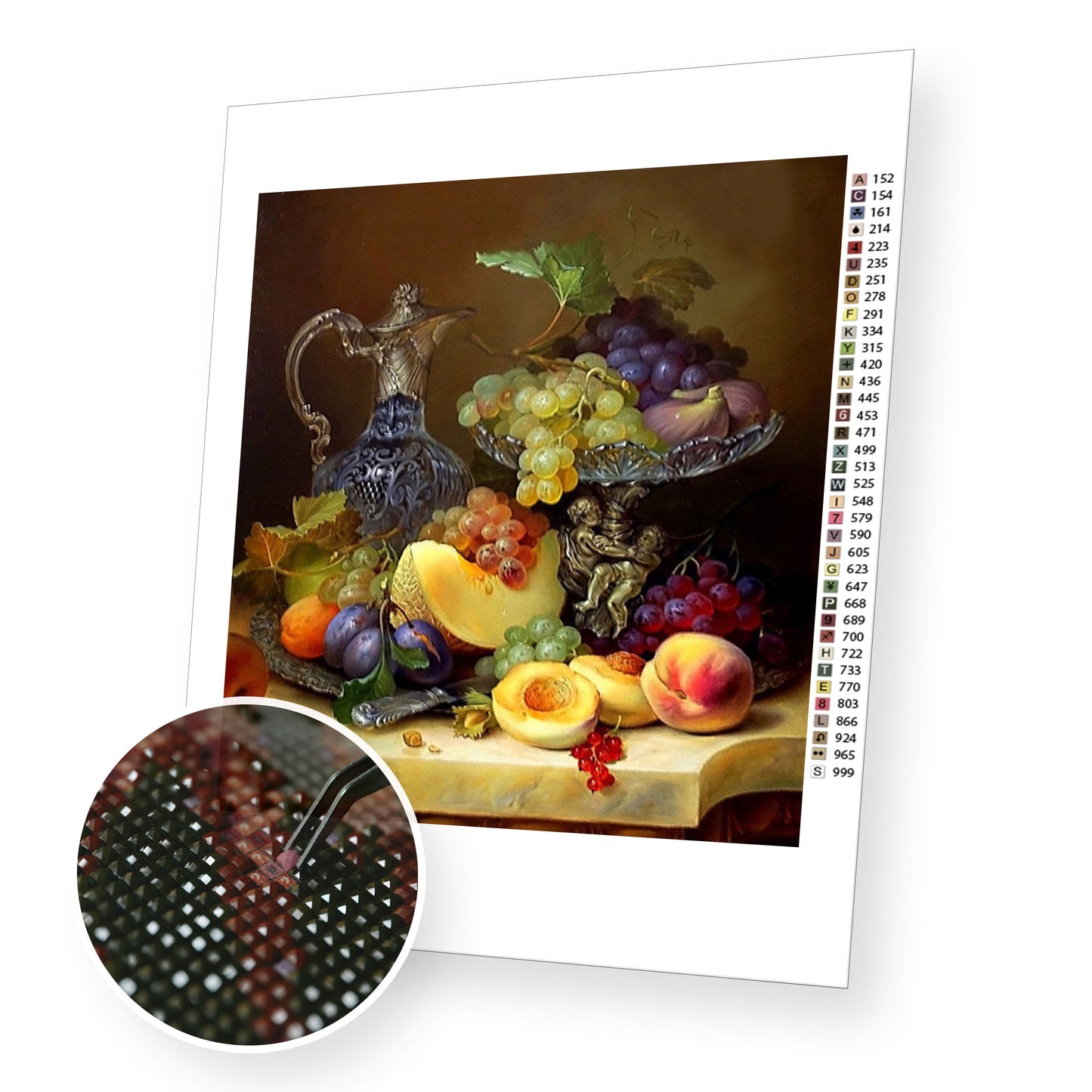 Fruits and Wine - Diamond Painting Kit - [Diamond Painting Kit]