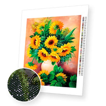 Załaduj obraz do przeglądarki galerii, Yellow Flowers - Diamond Painting Kit - [Diamond Painting Kit]