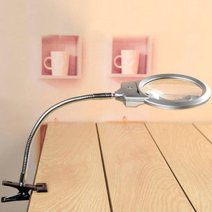 Desk Magnifying Glass with Clamp - [Diamond Painting Kit]
